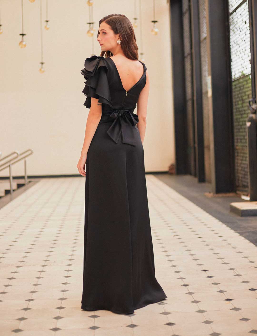 VESTIDO LISBOA NEGRO C-Vive Colombia