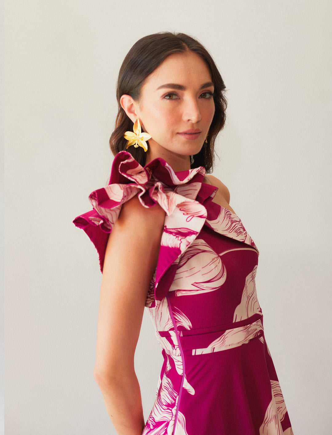 VESTIDO MILA MAGENTA