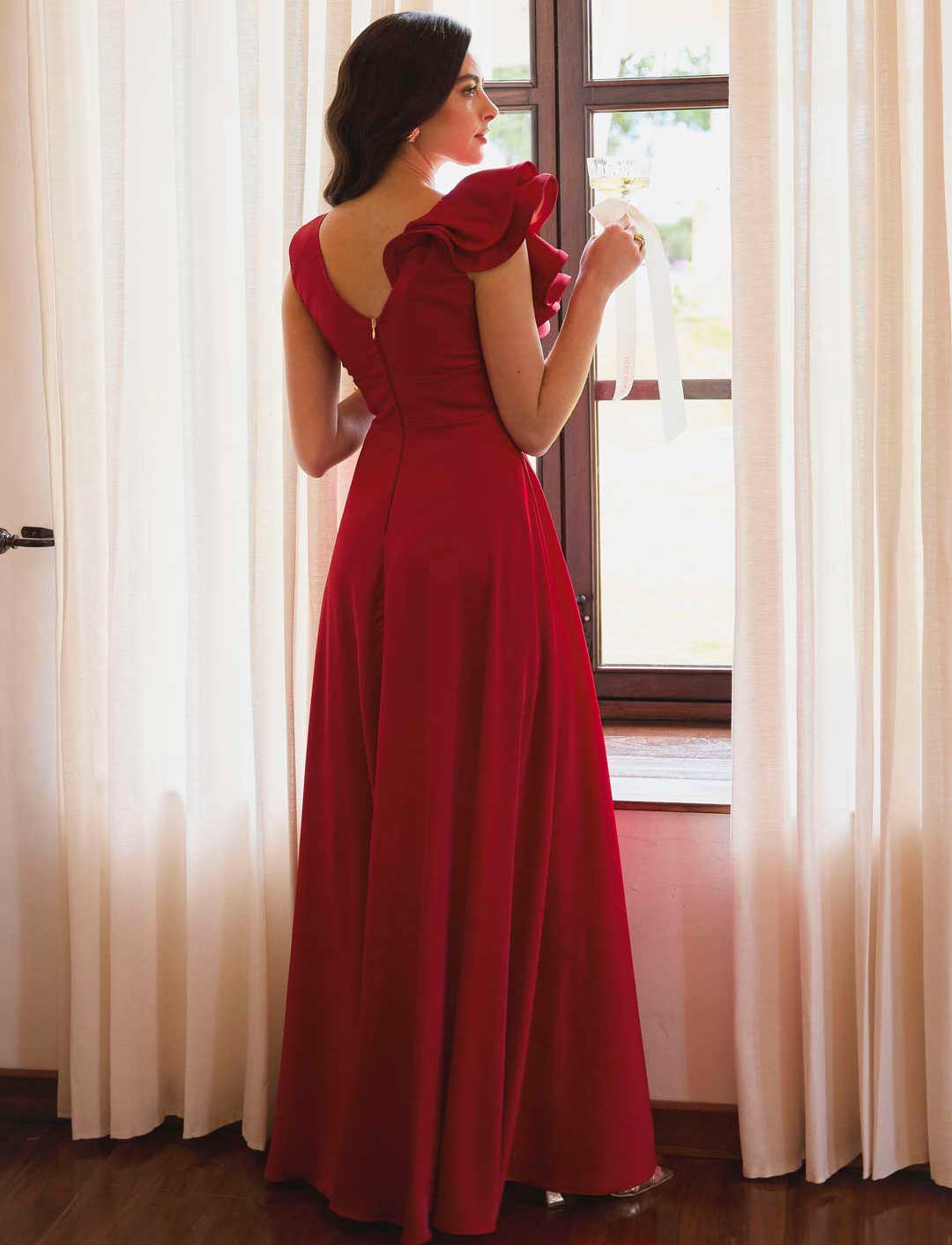 VESTIDO LORENZA ROJO C-Vive Colombia