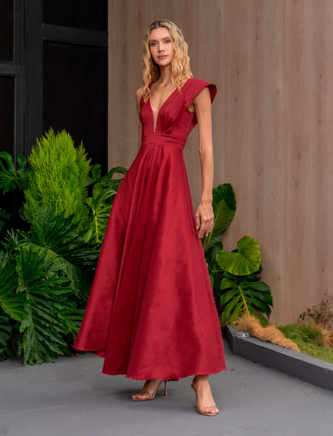 VESTIDO GRETA ROJO C-Vive Colombia
