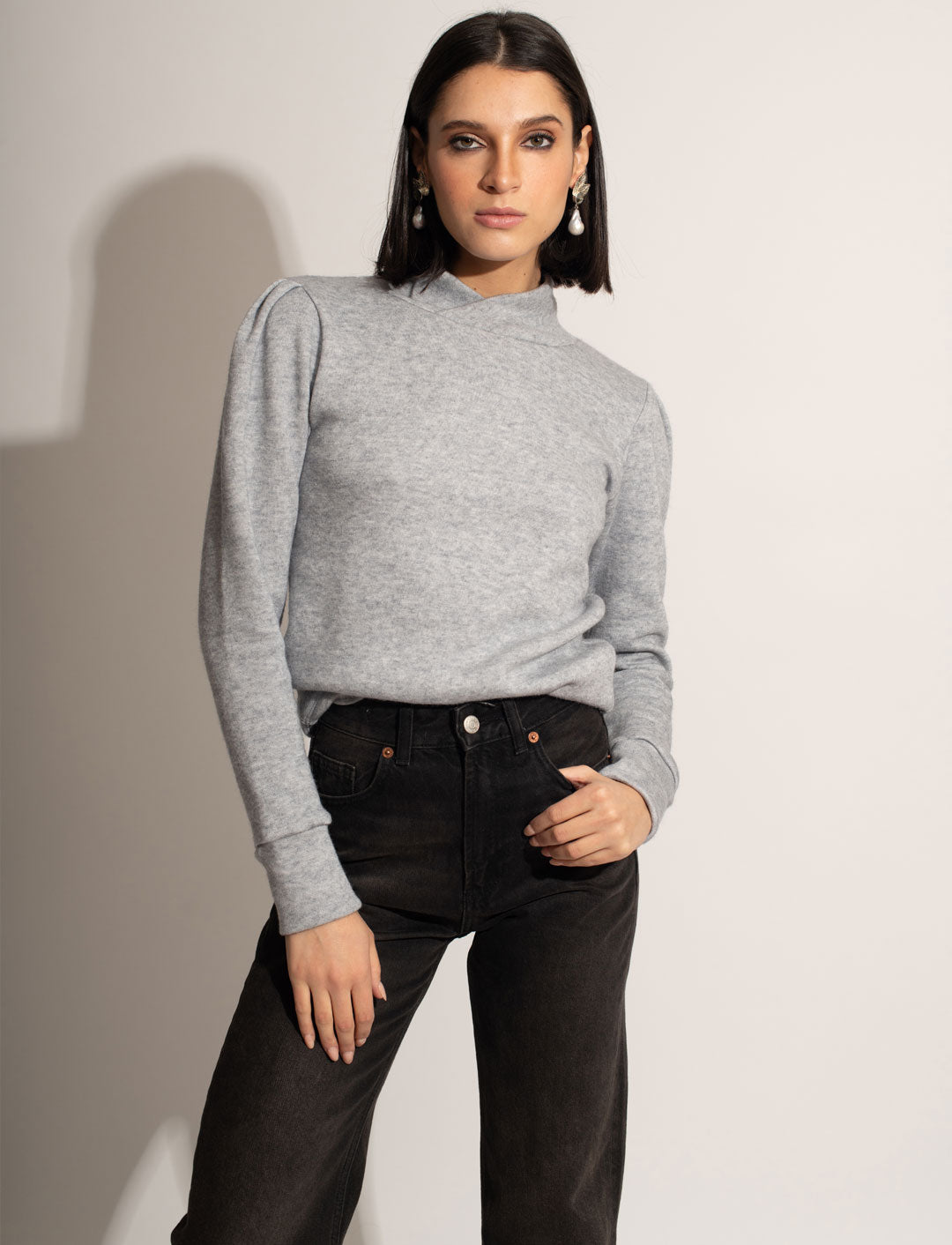 SWEATER FRIDA GRIS C-Vive