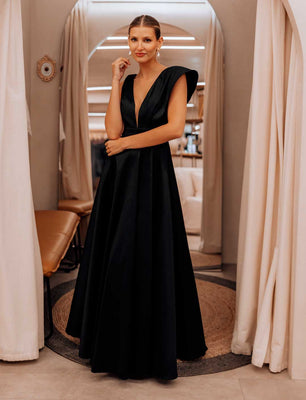 VESTIDO GRETA NEGRO C-Vive Colombia