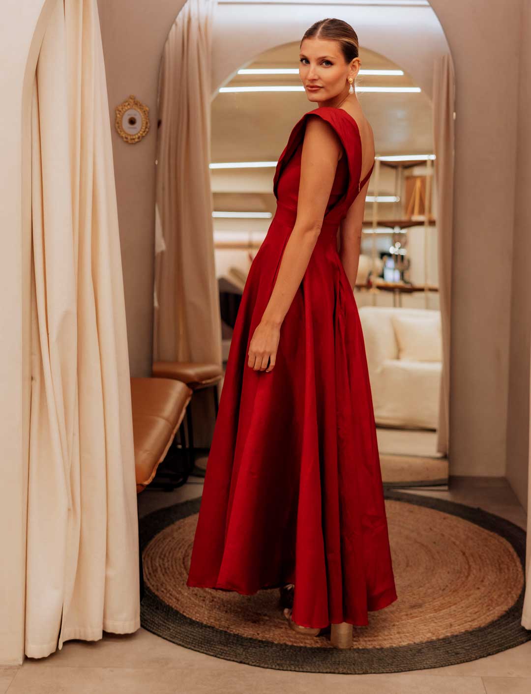 VESTIDO GRETA ROJO C-Vive Colombia