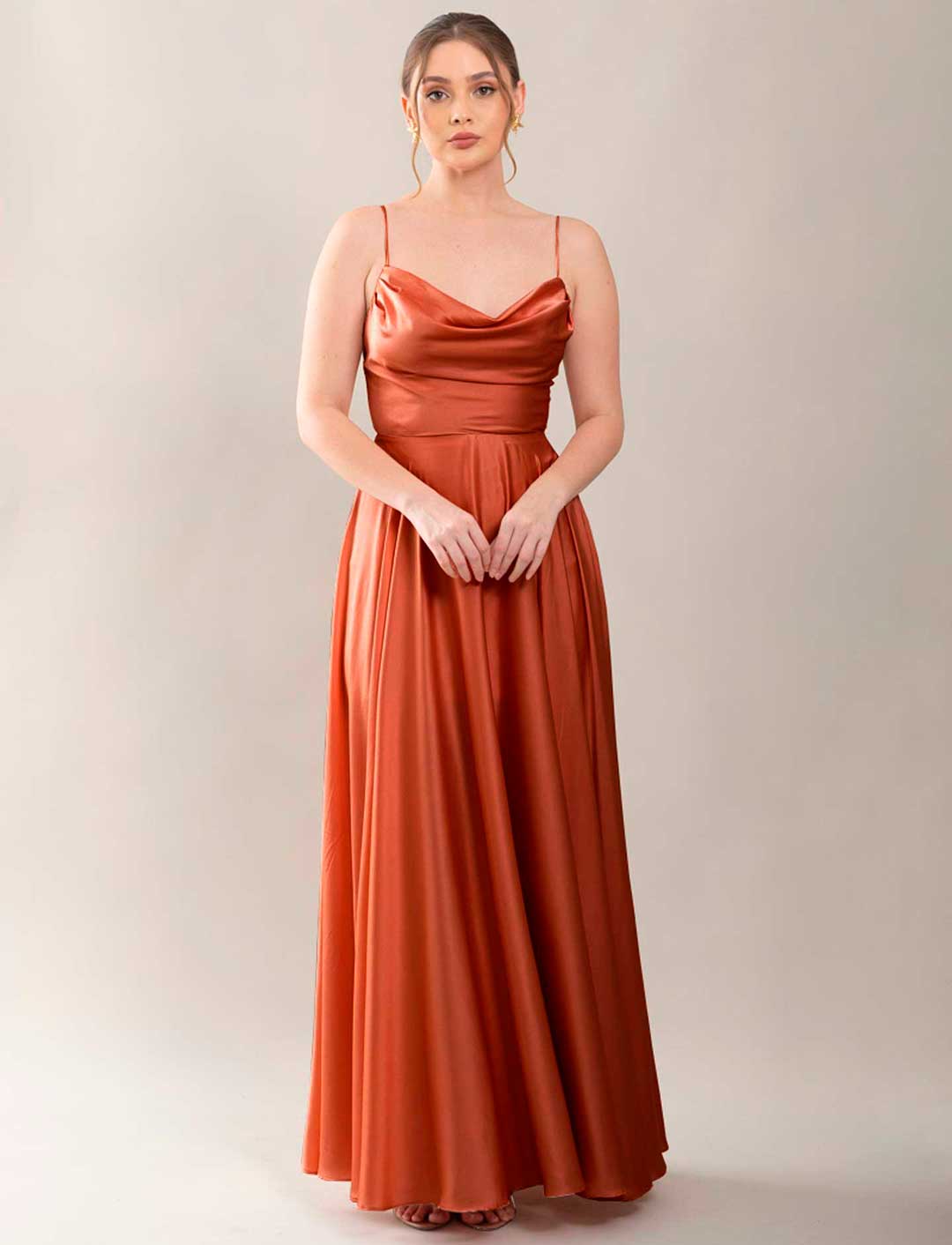 VESTIDO SANTORINI TERRACOTA C-Vive Colombia