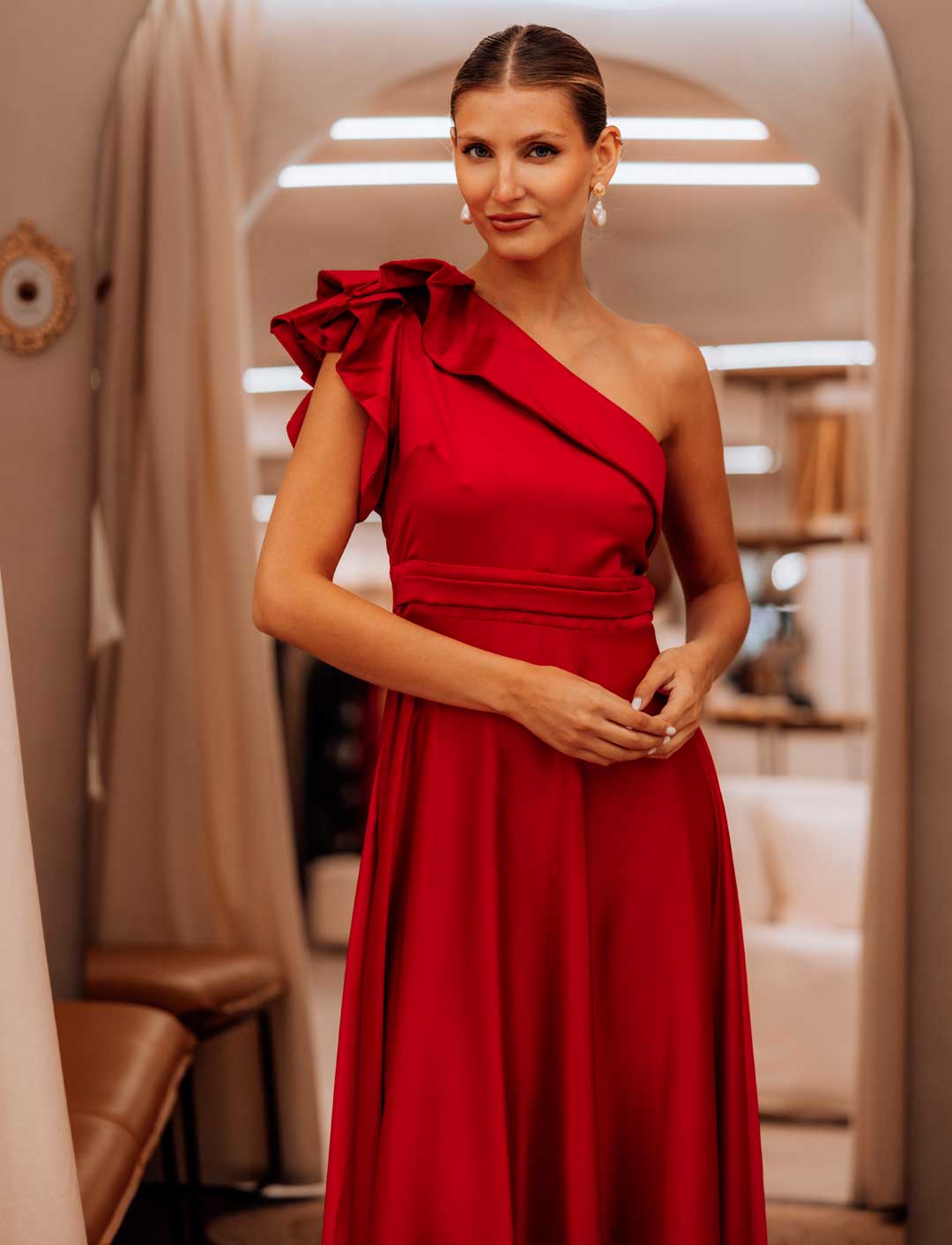 VESTIDO OLIVIA ROJO C-Vive Colombia