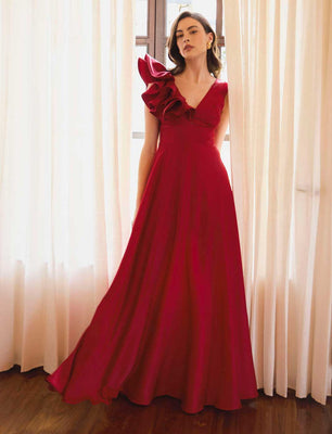 VESTIDO LORENZA ROJO C-Vive Colombia