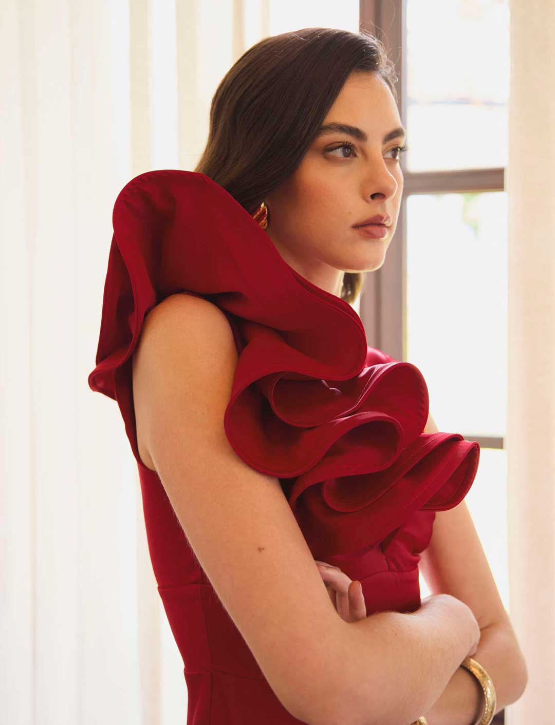 VESTIDO LORENZA ROJO C-Vive Colombia