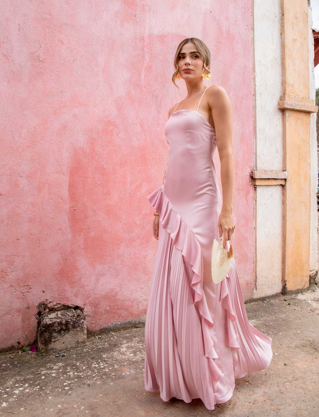 VESTIDO PIERA PALO ROSA C-Vive Colombia