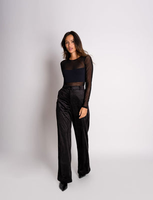 PANTALÓN DENVER GAMUZA NEGRO C-Vive